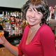 Castlen toasts to single life in the same bar she celebrated her engagement in.